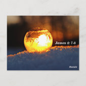 Onderwerp je aan God, Weersta de Duivel Jakobus 4: Briefkaart (Achterkant)