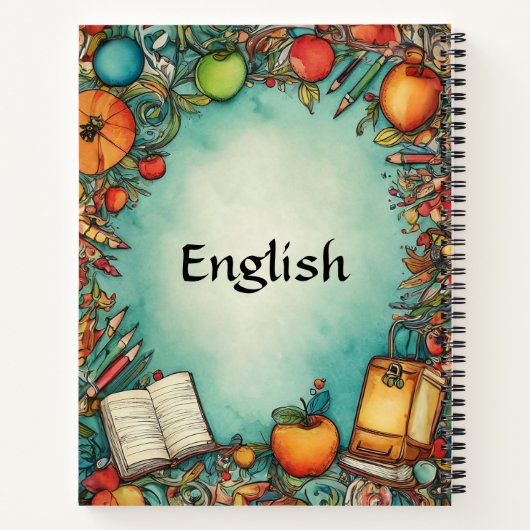 onderwerp Notitieboek (Achterkant)