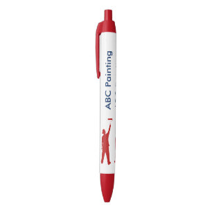 Onderwerp schilder zwarte inkt pen