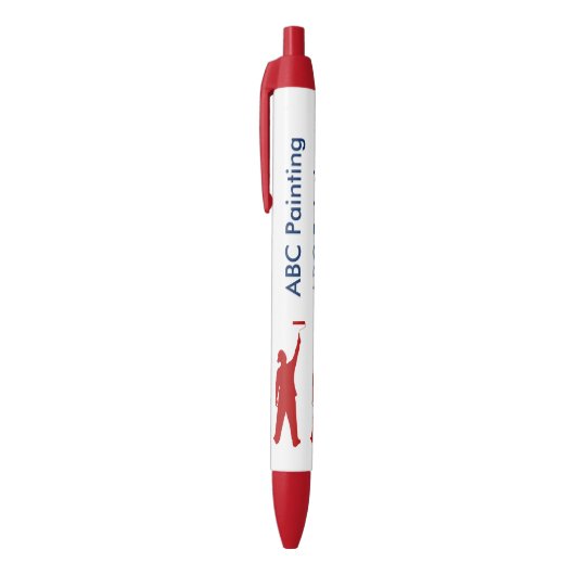 Onderwerp schilder zwarte inkt pen (Top (Verticaal))