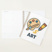 Onderwerp van de kunst – Paint Palette & Brush Planner (Display)