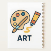 Onderwerp van de kunst – Paint Palette & Brush Planner (Achterkant)