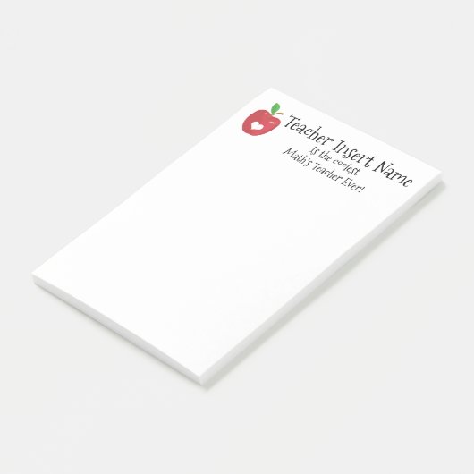 Onderwerp voor het inbrengen van het langste rode  post-it® notes (Schuin)