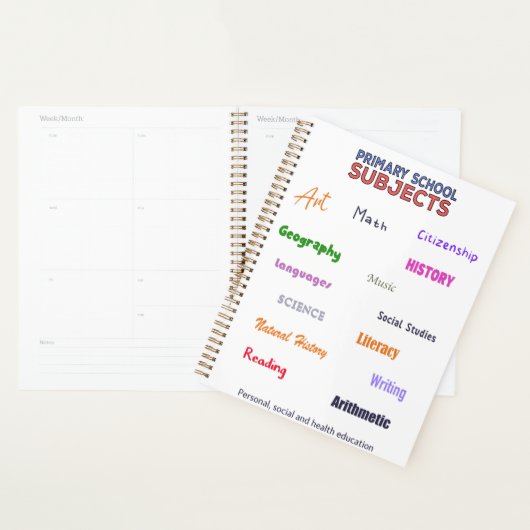Onderwerpen voor de basisschool planner (Display)