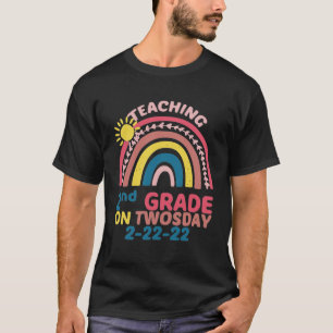 Onderwijs 2e graad op twee dagen - Regenboog T-shirt