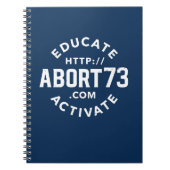 Onderwijs. Activeer. | Abort73.com Notitieboek (Voorkant)