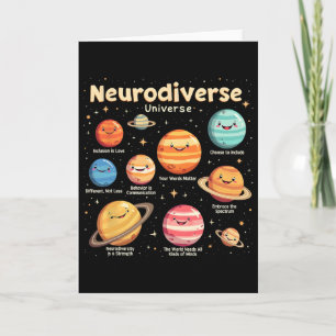 Onderwijs Autisme Bewustzijn Neurodivers Universum Kaart
