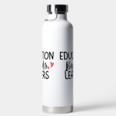 'Onderwijs Bouwt Leiders' Lerarendag Waterfles (Rechts)