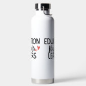 'Onderwijs Bouwt Leiders' Lerarendag Waterfles (Links)