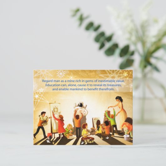 Onderwijs Briefkaart (Staand voorkant)