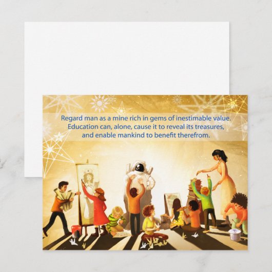 Onderwijs Briefkaart (Voorkant / Achterkant)