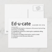 Onderwijs Briefkaart (Voorkant / Achterkant)