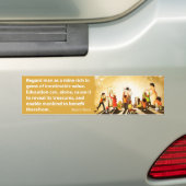 Onderwijs Bumpersticker (Op auto)