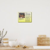 Onderwijs, burgerschap, vluchtelingen, UNHCR-achte Poster (Keuken)