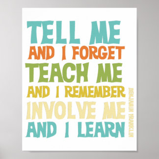 Onderwijs citaat van de Tekst impliceert me Klassi Poster