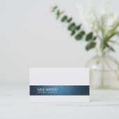 Onderwijs Consultant Elegant Stripe Visitekaartje (Staand voorkant)