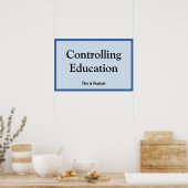 Onderwijs Controleren Poster (Keuken)