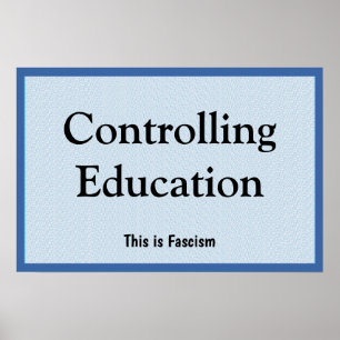 Onderwijs Controleren Poster