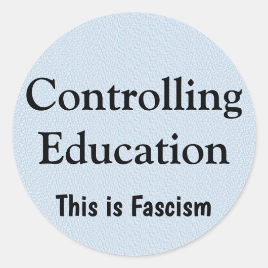 Onderwijs controleren ronde sticker (Voorkant)