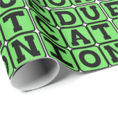 Onderwijs, de leerwetenschap cadeaupapier (Rol Hoek)