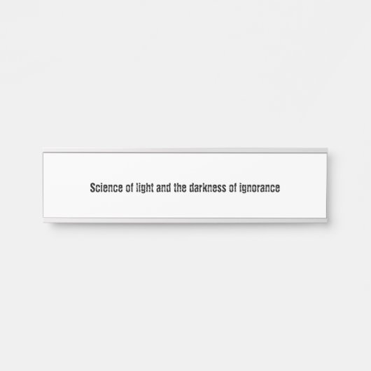 Onderwijs Deurbordje (Voorkant)