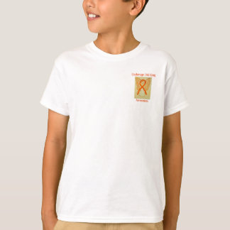 Onderwijs Drink Bewustmaking Ribbon Angel T-shirt