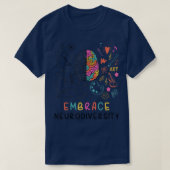 Onderwijs en diagnose van neurodiversiteit t-shirt (Design voorkant)