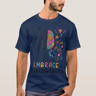 Onderwijs en diagnose van neurodiversiteit t-shirt