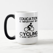Onderwijs en fietsen magische mok (Links)