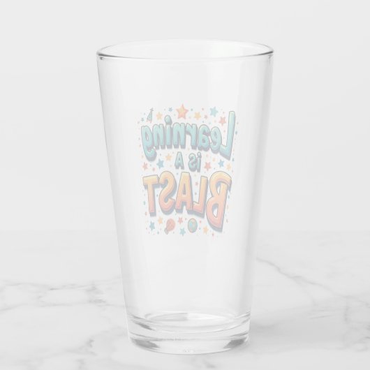 Onderwijs Fun - no1 Glas (Achterkant)