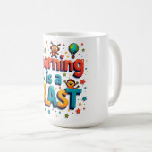Onderwijs Fun - no2 Koffiemok (Voorkant rechts)