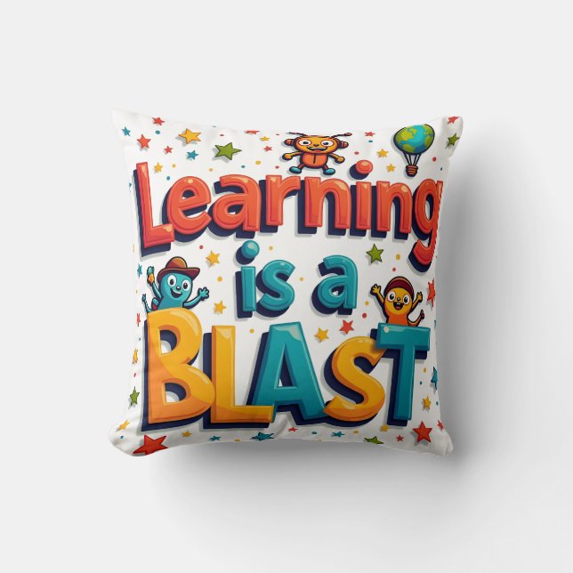 Onderwijs Fun - no2 Kussen (Voorkant)