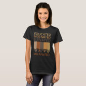 Onderwijs Gemotiveerd Verhoogd GeMelaneerd T-shirt (Voorkant volledig)