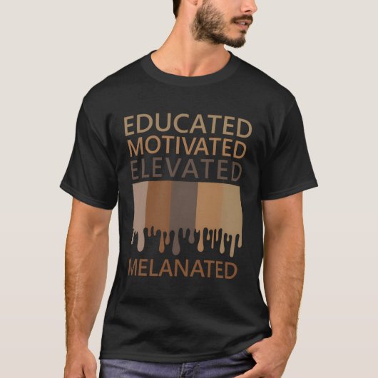 Onderwijs Gemotiveerd Verhoogd GeMelaneerd T-shirt (Voorkant)
