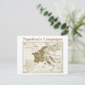 Onderwijs, geschiedenis, napoleon, Europa 1812 Briefkaart (Staand voorkant)