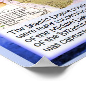 Onderwijs, geschiedenis, opkomst van de islam, vie poster (Hoek)