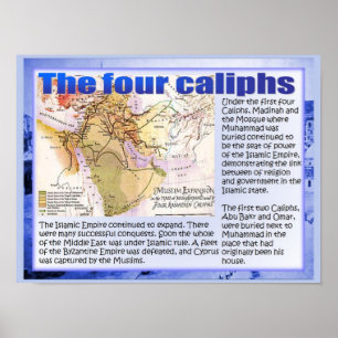 Onderwijs, geschiedenis, opkomst van de islam, vie poster