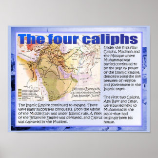 Onderwijs, geschiedenis, opkomst van de islam, vie poster