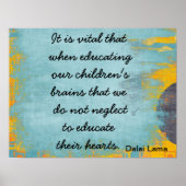 Onderwijs hun harten poster (Voorkant)