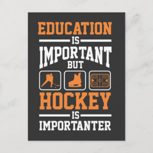 Onderwijs Ice Hockey Player Defence Forward Goalie Briefkaart