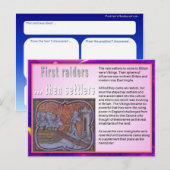 Onderwijs, immigratie, Vikingen Briefkaart (Voorkant / Achterkant)
