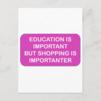 Onderwijs importeren Winkelen is belangrijk