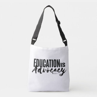 Onderwijs is Advocate Crossbody Tas