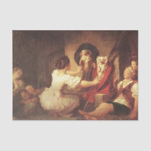 Onderwijs is alles van Jean Honore Fragonard Tissuepapier (Voorkant)