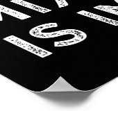 Onderwijs is belangrijk Drinken mengen Poster (Hoek)