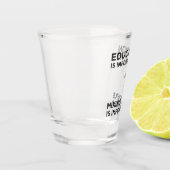 Onderwijs is belangrijk Drinken mengen Shot Glas (Links)