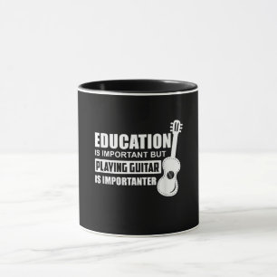 Onderwijs is belangrijk, maar gitaar spelen mok
