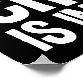 Onderwijs is belangrijk, maar haken is belangrijk poster (Hoek)