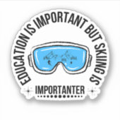 Onderwijs is belangrijk, maar het kiemen is belang sticker (Voorkant)