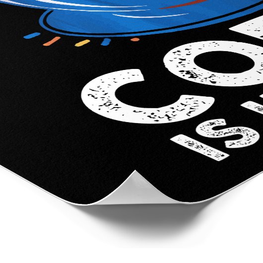 Onderwijs is belangrijk, maar koffie is belangrijk poster (Hoek)